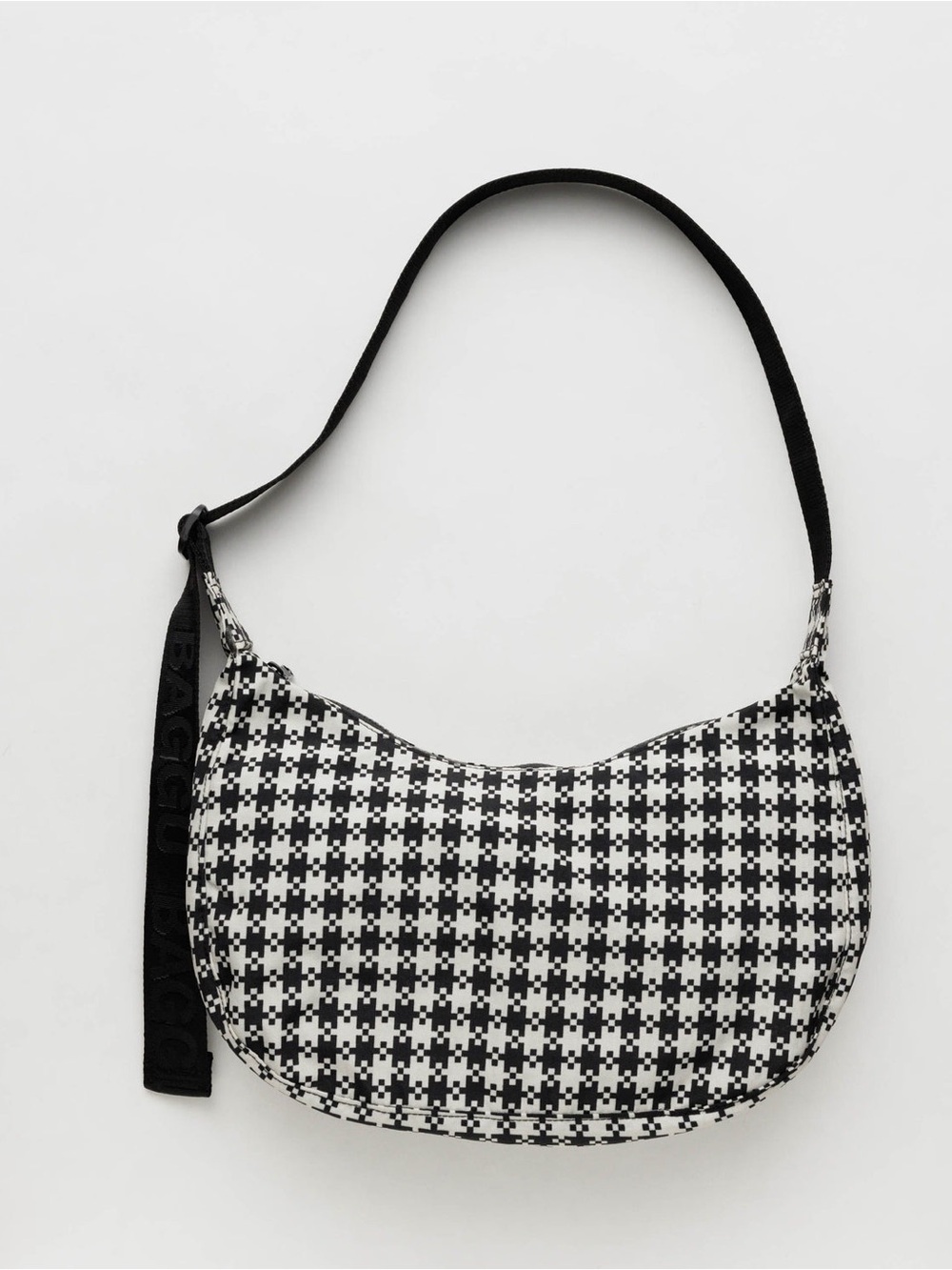 Baggu Pixel Gigham Medium Crescent NWOT